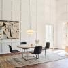 Viseća lampa CLAM, 55 cm, bijela/mjed, Fritz Hansen