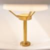 Viseća lampa CLAM, 55 cm, bijela/mjed, Fritz Hansen
