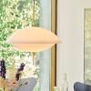 Viseća lampa CLAM, 55 cm, bijela/mjed, Fritz Hansen