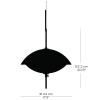 Viseća lampa CLAM, 44 cm, bijela/mjed, Fritz Hansen
