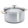 Set lonaca ALCHIMY LOQY, 3 kom, srebrna, nehrđajući čelik, de Buyer