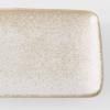 Oval za posluživanje WHITE FADE 29,5 x 12 cm, bež, keramika, MIJ