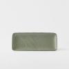 Tanjur za posluživanje GREEN FADE, 29,5 x 12 cm, pravokutni, zeleni, MIJ