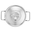 Casserole lonac ADAMANT 20 cm, 2,7 l, s nerezovim poklopac za lonac, neprijanjajuća površina, Fissler