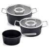 Set posuđa ADAMANT, stakleni poklopac za lonac, set od 3 kom, neprijanjajuća površina, Fissler