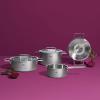 Set posuđa PURE, stakleni poklopac za lonac, set od 4 kom, inox, Fissler