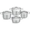 Set posuđa PURE, inox poklopac za lonac, set od 4 kom, inox, Fissler