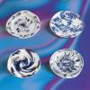 Tanjur DIESEL CLASSICS ON ACID HOLLANDIA FLOWERS, 28 cm, plava, porculan, Seletti