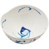 Zdjela za posluživanje DIESEL CLASSICS ON ACID KOI, 18 cm, bijelo/plava, porculan, Seletti