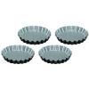 Pekač za kolače SILVER ELEGANCE, set od 4 kom, 12 cm, crna, čelik, Guardini