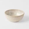 Zdjela RIDGED ALABASTER, 160 ml, krem, keramika, MIJ