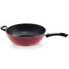 Wok COLOR EDITION, 32 cm, crvena, aluminij, Fissler