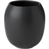 Čaša za zubne četkice FJORD, 10 cm, crna, kamenina, Stelton