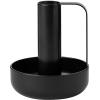 Svjećnjak za svijeće za večeru IDA, 10 cm, crna, željezo, Stelton