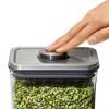 Kuhinjska posuda za pohranu POP STEEL, 1,0 l, kockasta mala, plastika, OXO