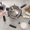 Pasirka za hranu GOOD GRIPS, 26 cm, srebrna, nehrđajući čelik, OXO