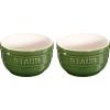 Posuda za souffle, 9 cm, set od 2 kom, zelena, keramika, Staub