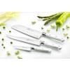 Santoku nož TOQUE, 18 cm, zakovice od nehrđajućeg čelika, bijela, Lion Sabatier