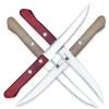 Nož za odreske EASY, 10 cm, crvena, Dellinger