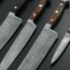 Kuharski nož DAMASCUS, 21 cm, smeđa, Güde