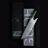 Kuharski nož THE KNIFE JADE DAMASCUS, 26 cm, zelena, Güde