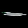 Kuharski nož THE KNIFE JADE DAMASCUS, 26 cm, zelena, Güde