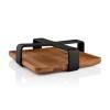 Držač za salvete NORDIC KITCHEN 19 x 5 cm, crna, plastika/bambus, Eva Trio