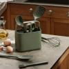 Kuhinjski organizator GREEN TOOLS 20 cm, zelena, plastika, Eva Trio
