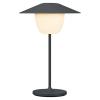Prenosiva stolna lampa ANI MINI, 21 cm, LED, magnet siva, aluminij, Blomus