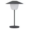 Prenosiva stolna lampa ANI MINI, 21 cm, LED, magnet siva, aluminij, Blomus
