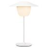 Prenosiva stolna lampa ANI MINI, 21 cm, LED, bijela, aluminij, Blomus