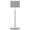 Prenosiva stolna lampa FAROL MINI, 19,5 cm, LED, bijela, satelit siva, Blomus