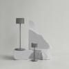 Prenosiva stolna lampa FAROL MINI, 19,5 cm, LED, spaljeni metal, aluminij, Blomus
