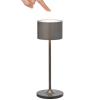 Prenosiva stolna lampa FAROL MINI, 19,5 cm, LED, spaljeni metal, aluminij, Blomus