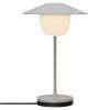Prenosiva stolna lampa ANI MINI, 21 cm, LED, satelit siva, aluminij, Blomus
