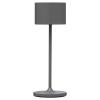 Prenosiva stolna lampa FAROL MINI, 19,5 cm, LED, toplo siva, aluminij, Blomus