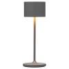 Prenosiva stolna lampa FAROL MINI, 19,5 cm, LED, toplo siva, aluminij, Blomus
