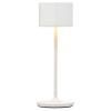 Prenosiva stolna lampa FAROL MINI, 19,5 cm, LED, bijela, aluminij, Blomus
