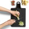 Daska za rezanje CHOP2POT 60202, 38 x 21 cm, crna, plastika, Joseph Joseph