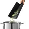 Daska za rezanje CHOP2POT 60202, 38 x 21 cm, crna, plastika, Joseph Joseph