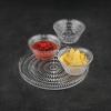 Zdjela za tapas ETHNO, 190 ml, set od 3 kom, s pladnjem, prozirna, Nachtmann