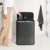 Kanta za otpatke na dodir BO TOUCH KANTA, 2x 30 l, confident siva, čelik, Brabantia
