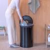 Korpa za rublje, 60 l, mat crna, čelik, Brabantia