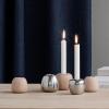 Svjećnjak za čajne svijeće ORA, 8 cm, smeđa, drvo bukva, Stelton