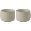 Šalica EMMA, 150 ml, set od 2 kom, siva, kamenina, Stelton