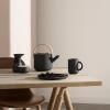 Tanjur THEO, 22 cm, crna, kamenina, Stelton