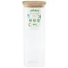 Kuhinjska posuda za pohranu PKV-035, set od 3 kom, staklo / bambus, Pebbly