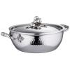 Casserole lonac OPUS PRIMA 24 cm, 4 l, dekor s maslinama, inox, Ruffoni