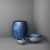 Vaza STOCKHOLM HORIZON 16 cm, plava, aluminij, Stelton