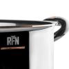 Casserole lonac CON CUORE, 22 cm, srebrna, bakar, Ruffoni